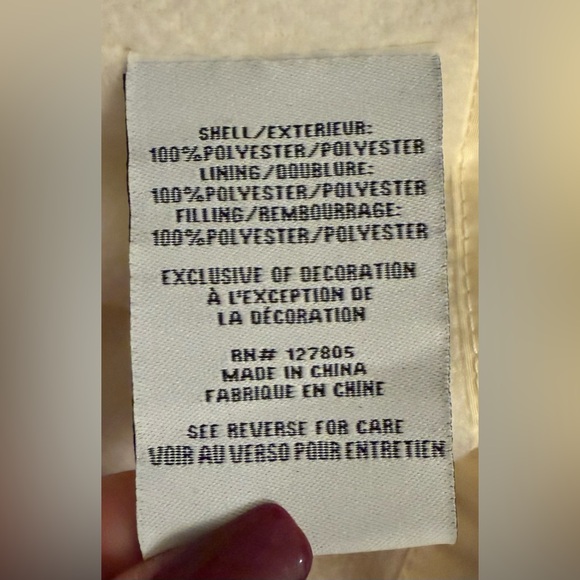 NWOT STEVE MADDEN Women's Cream Quilted Long Coat - Size XS - Picture 12 of 13